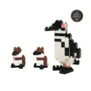 Nanoblock MAGELLANIC PENGUIN - NBC-068 Level 3, 130 Pieces, NEW