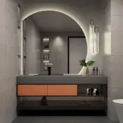 1000x1000 Fan Shape Motion Sensor Frameless Backlit Led Mirror Bathroom Vanity