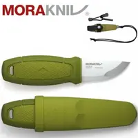 在飛比找樂天市場購物網優惠-MORAKNIV 不鏽鋼短直刀組(附掛繩、打火石/露營小刀)