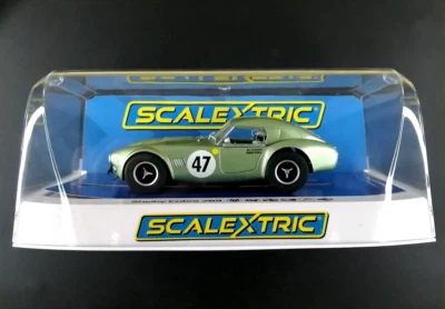 Scalextric 1:32 Shelby Cobra 289 Vintage Racing Legend Green Slot Car #47