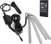 MUCKLILY LED Car Interior Strip Lights Sound Controlled Ambient Lighting Kit with Remote Easy Installation for Vehicles with