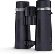 [GoView] ZOOMR 10x42 Binoculars for Outdoor, Nature, Wildlife Observation, Travel (10x Zoom, Wide Field of View, incl. Accessory Set) Phantom Black