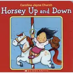 HORSEY UP AND DOWN 英文故事書 硬頁書 故事書 繪本【麥克兒童外文書店】