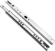 Drawer Runners, 17 mm x 400 mm Extension Runners with Partial Extension for Drawers, Ball Extension, Drawer Runner, Rail System, Furniture Fittings (1 Pair)
