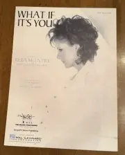 RARE! REBA McENTIRE ”WHAT IF ITS YOU” Photo SHEET MUSIC New Old Stock MINT