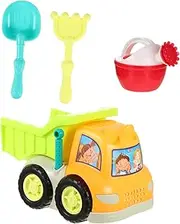 BRIGHTFUFU 1Set Outdoor Beach Set Lightweight Sand Plaything for Boys and Digging Trucks for Backyard School Beach Activities