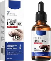 RUNQHUI 1PC 30ML Lash Serum for Longer Fuller Lashes and Brows Natural Plant Based Formula Promotes Appearance Blue One Size