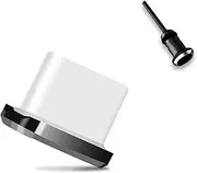 Metal Type C Charging Port Dust Plug - USB C Anti-Dust Cap Cover for Android Devices - Protects All USB Type C and Micro USB Ports from Dust and Debris