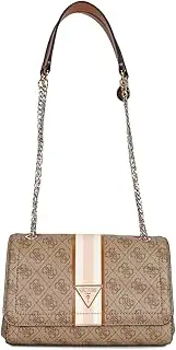 [GUESS] Women's Noelle Convertible Crossbody Flap Bag Handbag
