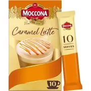 Moccona Coffee Sachets Caramel Latte 10 pack