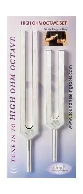 Ohm Therapeutics HIGH OHM Octave Tuning Fork Set for Energy Practitioners and...