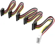 SATA 3.5/2.5 inch 1 to 5 SATA Hard Drive Power Supply Splitter Cable Cord 18AWG