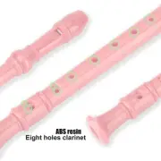 8 Holes High Pitch Soprano Recorder Flute ABS Flageolet Instruments Reed Pip FFG