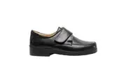 Roamers Mens Extra Wide Fitting Touch Fastening Casual Shoes (Black) - UTDF123