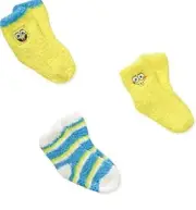 Spongebob Squarepants Super Fuzzy Sock 3 Pack (12-18 Months)
