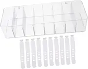Charger Management Box Cord Organiser 8 Compartment Cord Hider Kit Case for Home Office