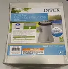 NEW INTEX KRYSTAL CLEAR FILTER PUMP FOR ABOVE GROUND POOLS 330 GPH PUMP