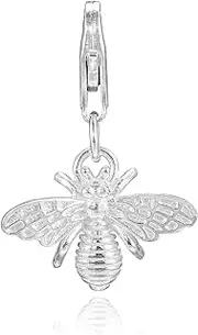 [BBDMind] 925 Sterling Silver Honey Bee Clip On Charm 3D Lobster Clasp for Bracelet Necklace