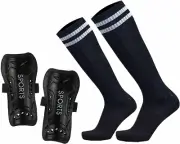 FIREYUN Soccer Shin Guards with Long Soccer Socks for Kids & Youth Protective...