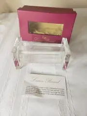 Lucien Piccard Crystal Business Card Holder SIGNED Mint!