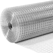 AUSWAY Welded Wire Mesh Fence Roll 20M Hardware Cloth Galvanised Chicken Coop...