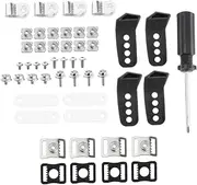 35 Pieces Football Helmet Repair Kit Football Visor Kit Screwdriver R Clips for Baseball