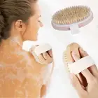 Dry Skin Bristle Brush - Professional Natural Body Bristle Spa Firm X2L2 New