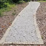 Ground Grid Mesh for Steep Driveway Landscaping, Walkway Gravel Grid, 2 Inch Ground Grid Mud Control Grids/Soil Paving Permeable Support Grids(2x7 m/6.5x23 ft)
