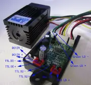 Steady 200mW 532nm green laser module TTL continuous work DIY laser Lighting