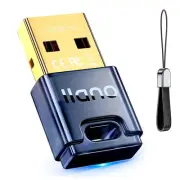 Bluetooth 5.1 USB Adapter - Driver-Free, Plug & Play for Windows PC. For Head...