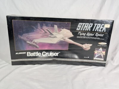 Star Trek Klingon Battle Cruiser Flying Model Rocket EstesKit #1274 25th Ann NIB