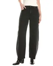 7 For All Mankind Bonnie Curvilinear Thunder Curved Wide Leg Jean