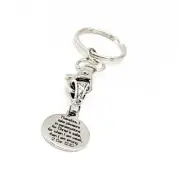 Take Pleasure In Persecutions Keychain, 2 Cor 12 20, Sympathy Gift, Difficulties