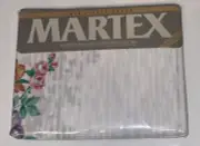 Vintage Martex Hampton Court Twin Fitted Sheet 39×75 No Iron Percale USA NOS