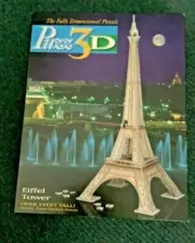 Milton Bradley Puzz-3D Eiffel Tower 703 piece Puzzle New Unopened