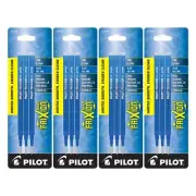 Pilot FriXion Gel Ink Refills Blue Ink Fine Point 4 Count Pack 77331