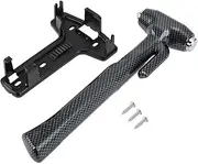 X AUTOHAUX Universal Car Safety Hammer Glass Breaker Urgent Escape Tool 1 Pc Carbon Fiber Pattern Black