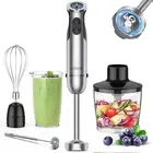 5-in-1 Hand Blender - 12 Speed Turbo Stick Blender for Baby Food and Smoothies