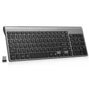 Wireless Keyboard, EasyTyping Compact Full Size Wireless Computer Keyboard 2....