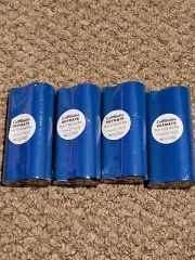 Zebra Printer Ink 4 Rolls 4.33" x 243' Resin Enhanced Wax Ribbon NEW