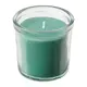 IKEA 香氛杯狀蠟燭, 鮮草香/淺綠色, 20 時