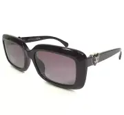Chanel Sunglasses 5520-A c.1461/S1 Red Vendome Gold Hearts Asian Fit Frames