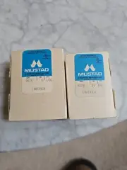 100 Mustad 9575 #6 & 100 #10 Made In Norway Streamer Fly Hook Vintage