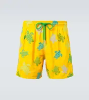 [Vilebrequin] Vilebrequin Mistral printed swim trunks UK 36 yellow