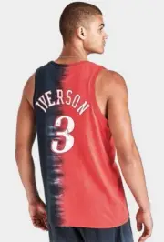 Allen Iverson Philadelphia 76ers Mitchell & Ness Tie Dye Tank Size Large