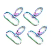 1.5 inch Rainbow Swivel Clasp Lobster Hook Leather Bag Handbag Purse Shoulder...