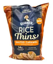 Quaker Gluten Free Salted Caramel Rice Thins 5.5 oz