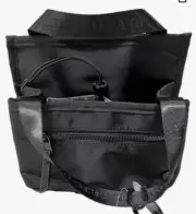 Samantha Brown To-Go Drink Luggage Caddy Black 3 Partition Design Handles New )