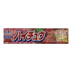 森永 MORINAGA HI-CHEW 果味滿滿 果汁軟糖 草莓味 一條12粒入