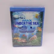 Imax: Under the Sea 3D (Blu-ray 3D, 2009) New Sealed